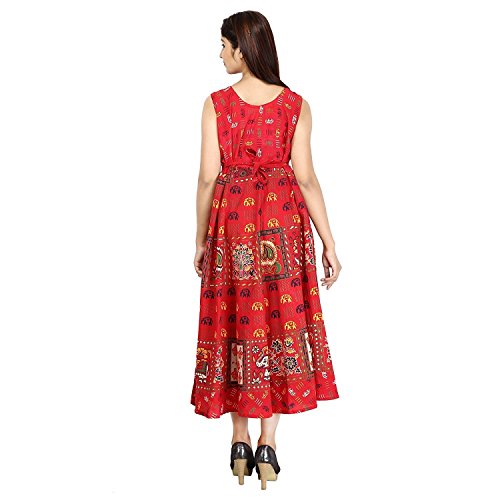 Monique red cotton dress – image 3
