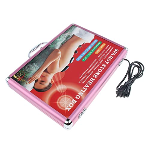 Generic Basalt Rock Heating Device for Massage with Carrying Case
