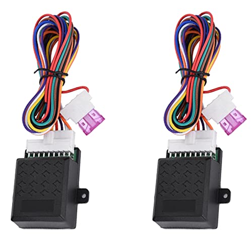 VERAWE 2X Pliage Automatique Déplier Rétroviseur Latéral Rétroviseur Pliant Système de Fermeture Modules Voiture Universelle