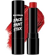 BADCOLOR Red Face Body Paint Eye Black Stick, Cream Blendable Face Painting Sticks for Sports Sof...