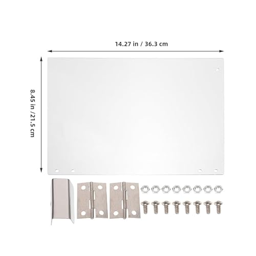 OUNONA Pvc Ersatz Türpanel Für Popcornmaschine Kommerzielle Popcorn-Maschinen Zubehör Dicke Klare Kunststoff Türplatte Für Effektiven Schutz Und Sicht