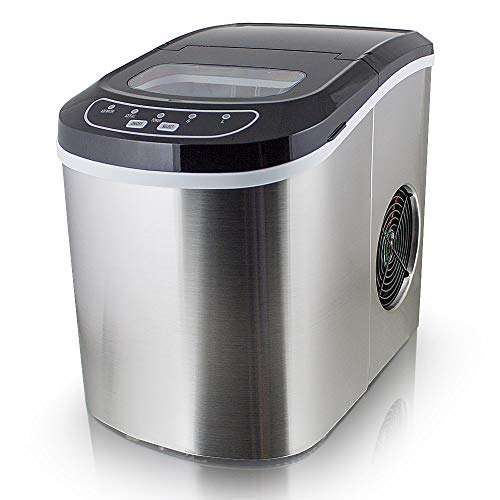 Eiswürfelmaschine Eiswürfelbereiter Eiswürfel Ice Maker EIS Maschine Icemaker (Edel Stahl) – Bild 4