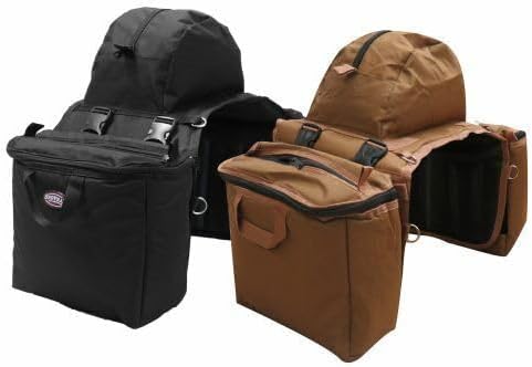 Showman Heavy Nylon Saddle Bag w/Insulated & Detachable Side Coolers