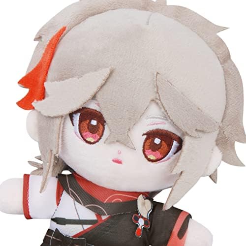 NUWIND Game Hu Tao Zhongli Xiao Guoba Plush Doll Figures Toy Cute Soft Plushie Stuffed Toy Decoration Kids Gifts Christmas Birthday Halloween (Kaedehara Kazuha, 20cm)