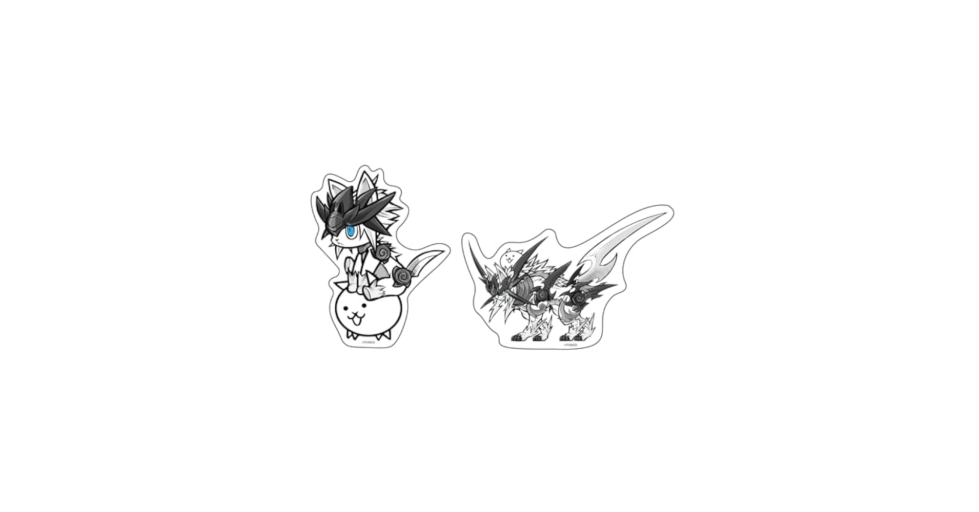 にゃんこ大戦争 幼獣ガオ ホログラム加工＋金色箔押し] No.3-22 幼獣ガオ (超激レア