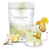 KKOKDAM Chrysanthemum Butterfly Tea Bags β 10 Fancy Decaf Loose Leaf Teas Perfect as Iced or Hot Drink β Elegant Korean Gifts - Perfect as Tea Gifts & Womens Tea Gift Set