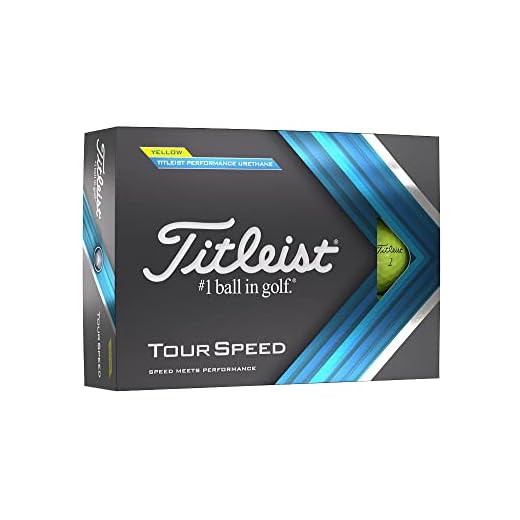 Titleist Tour Speed Yellow Golf Balls