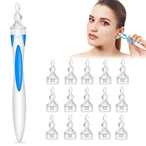 Smart Ear Cleaner Pulitore Per Orecchie, Dispositivo di Rimozione Cerume Per Orecchie, Kit Per l'asportazione di Cera Per Le Orecchie a Spirale Morbida