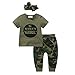 Produktbild Shiningup Baby-Pyjama-Set Boy Girl Camouflage Kleidung Set Mama's Boy Mama Mädchen Mode Outfit für 6 Monate bis 4 Jahre alt