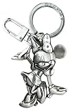 Disney Waving Minnie 2D Pewter Keyring,Multi-colored,1'