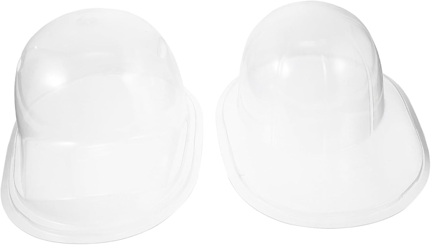 Plastic Baseball Cap Storage Boxes 2Pcs Hat Display Support