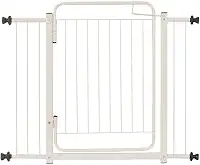 Portão Grade de Proteção Tamanho Ajustável de 94 até 99 cm Segurança Cachorro Pets Bebe Crianças Porta Vãos - Acompanha Extensores
