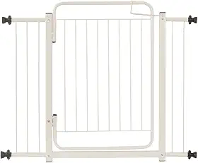 Portão Grade de Proteção Tamanho Ajustável de 94 até 99 cm Segurança Cachorro Pets Bebe Crianças Porta Vãos - Acompanha Extensores