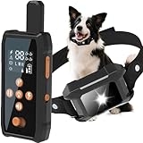 Dog Shock Collar - 4200FT Dog Training Collar with Remote Innovative IPX7 Waterproof with 4 Training Modes,Vibration and Shock,Rechargeable E-Collar for All Breeds