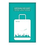LAlive Create Disposable Bed Sheet Set Bedspread Bedding for Business Travel Spa Hotel Trip Quilt Cover Pillow Case Double Bed King Size 4-Piece Set