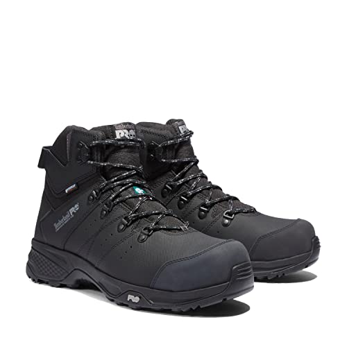 Timberland PRO Timberland PRO Men's Switchback 6 Inch Composite Safety Toe Puncture Resistant Waterproof Industrial Hiker Work Boot, Black-2024 NEW, 9.5M