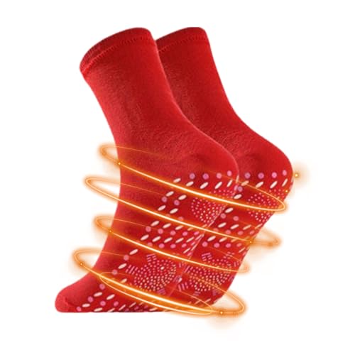 Calcetines calefactados | Calentador de pies de Masaje Adelgazante, Calcetines térmicos para Camping, Senderismo, Ciclismo, Caminar, Trabajo al Aire Libre, Patinaje, esquí