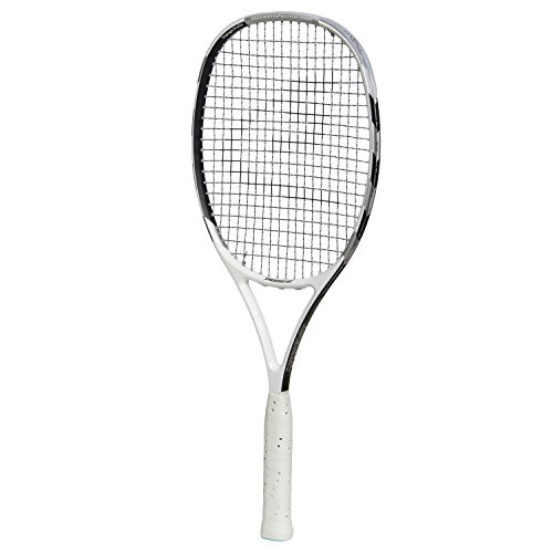 Speedminton Set Racket Phantom in Weiß, Schwarz und Silber