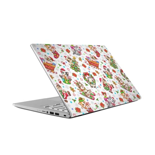Skin ASUS Vivobook 14 X409FA autocollant vinyle chaton Noël
