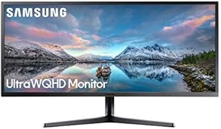 SAMSUNG 34-Inch SJ55W Ultrawide Gaming Monitor (LS34J550WQNXZA) – 75Hz Refresh, WQHD Computer Monitor, 3440 x 1440p Resolution, 4ms Response, FreeSync, Split Screen, HDMI, Black