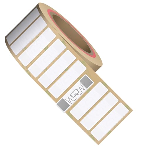 UHF RFID PET Sticker, Waterproof,Rewritable Adhesive Inlay Label,Ucode8 73x20mm ISO18000-6C