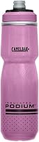 Vista 22 de CamelBak Podium Chill Bike Botella de agua aislada con compresión Negra, 24 onzas
