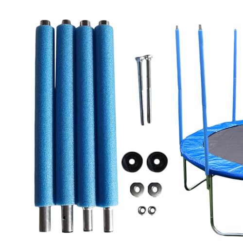Trampolin Netzstangen Komplett Set 4 Stück, Ersatzstangen Für...