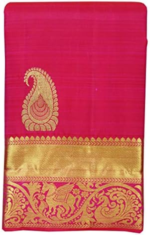 Saravanabava Silks - Kanchipuram Pattu/silks Traditional Border With Body butta Soft silks -SRBSP110