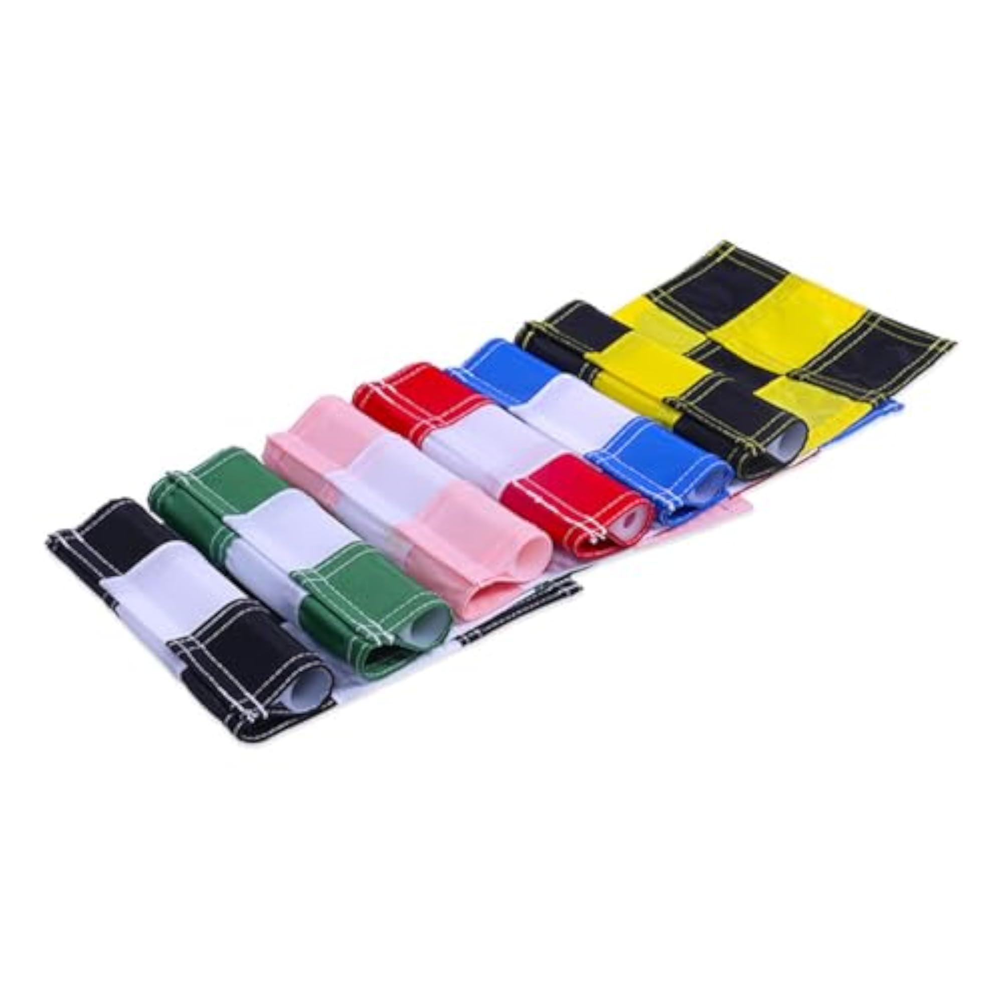Portable Golf Putting Green & Hole Cup Set, Red & White