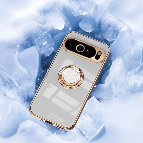 ILING Case for Google Pixel 9 Pro XL with 360 Degree Ring Kickstand - Image 2