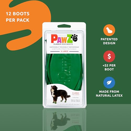 Pawz Durable All Weather Dog Boots - X Large