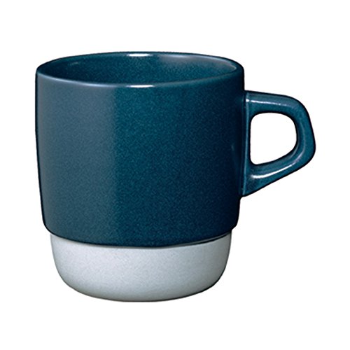 Taza apilable Kinto porcelana 320 ml azul marino miniatura 1