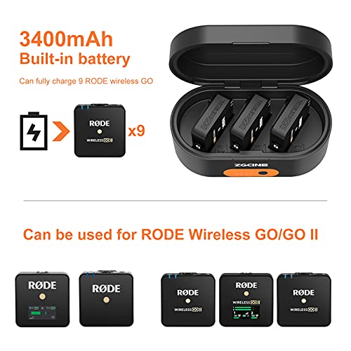 ZGCINE ZG-R30 draadloze oplaadcase compatibel met rode microfoons Wireless GO 2 & Rode Microphones Wireless GO - Image 7