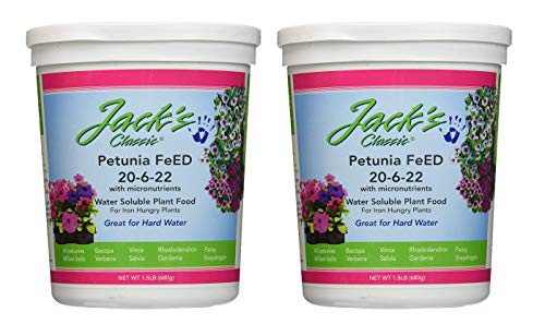 J R Peters Inc 52624 Jacks Classic Petunia Feed (Two Racks)
