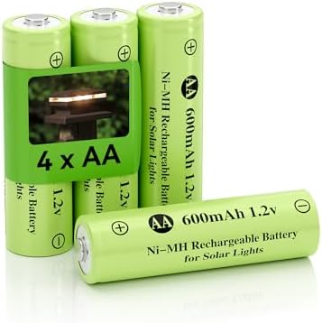 Nimh 1/3aaa 100mah 1.2v Batteria Ricaricabile Ni-mh Per La Luce Solare Elettroni - Foto 3