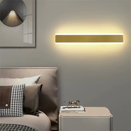 Aplique de pared LED regulable negro de 100cm moderno con mando 4