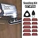 308 PCS Oscillating Tool Sanding Pad Kit, Multi Tool Sanding Attachment Compatible with and More