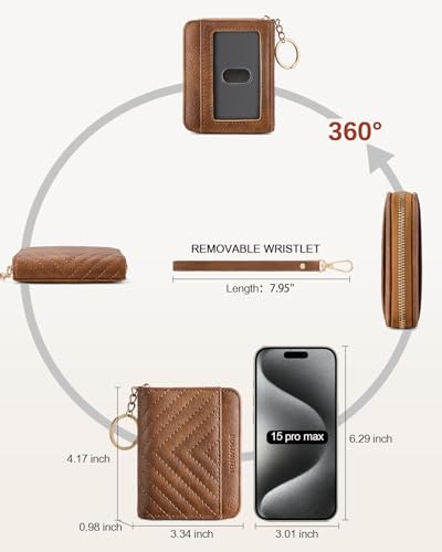 BOSTANTEN Sling Bag Quilted Crossbody Bags for Women Cross Body Purse and Credit Card Holder Wallet RFID Blocking Leather Small Wallet for Women4