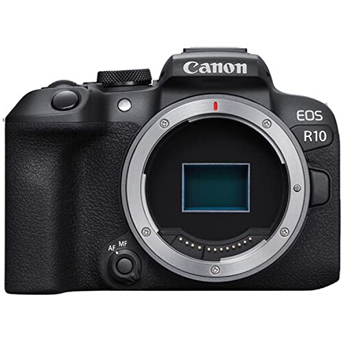 Canon Eos R10 Mirrorless Camera, Including Rf-S 18-150Mm F/3.5-6.3 Is Stm, Ef 75-300Mm F/4-5.6 Iii & 420-800Mm F/8.3 Hd Lenses, 2X 64Gb Memory Cards, Microphone, Led Video Light & More (35Pc Bundle) #TOP1