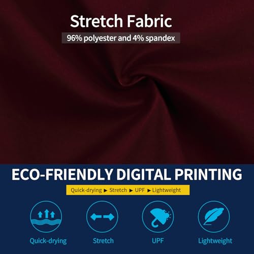 Fixha Short masculino elástico para golfe de 25,4 cm, ajuste clássico, de algodão de secagem rápida,