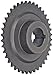 Martin Roller Chain Sprocket, Bored-to-Size, Type B Hub, Single Strand, 35 Chain Size, 0.375" Pitch, 40 Teeth, 1.25" Bore Dia., 4.99" OD, 2.25" Hub Dia., 0.168" Width