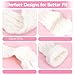 Josojoou Cute Y2k Leg Warmers Fashion Lace Trim Knee High Leg Sleeve Socks Flared Leg Warmers for Lolita Costume Party Accessory