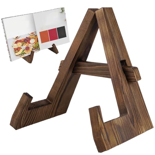 Espositore per libri di cucina, libreria per ricette, in legno, regolabile, da cucina, per libri, uomini, donne, ragazzi, ragazze, famiglia, nonna, Ringraziamento, regalo di Natale