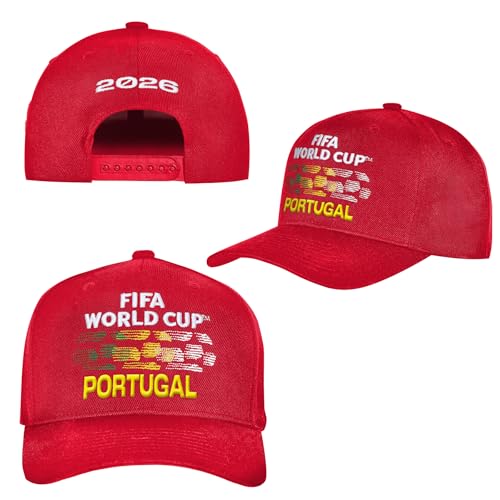 Outerstuff FIFA World Cup 2026 Pro Crown Snapback Embroidered Baseball Hat, Portugal,One Size - image 2