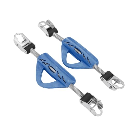 2PCS Adjustable Spring Straps for Open Heel Fins, Jet Fin and , Replacement Heel Straps with Stainless Steel Buckle, Secure Connection, Comfortable Heel Strap, Length Limiting