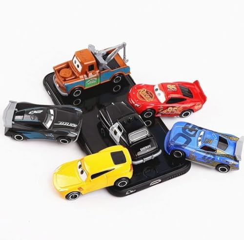 Image of Royals hub Mini Metal Die Cast Car Toy Vehicle Play Set, Free Wheel High Speed Unbreakable, Small Racing Movie Vehicle Car for Exciting Playtime Adventures for Kid, Multicolor, Set of 6
