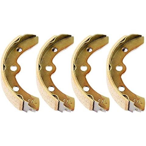 MOSNAI Golf Cart Brake Shoes Club Car DS 1981-1994 Manually Adjusting Club Car Golf Carts Replacement Brake Shoes OEM Club Car 1011463(4Pcs-Long) Cover