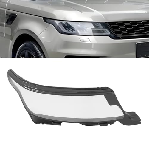 WOHAIPA Headlight Lens Cover for 2018-2022 Land Rover Range Rover Sport HSE SE SVR, Headlight Cover Direct Replacement (Passenger Side)