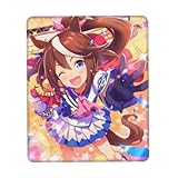 マウスパッド ウマ娘 トウカイテイオー ゲーミングマウスパッド 小型 ほつれ防止ステッチ付き ノンスリップラバーベース 滑り止め 光学式対応 防水 事務用品 多用途 26*21cm