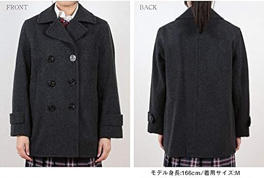 Amazon.co.jp: [ユース] スクールコート ピーコート 女子 男子